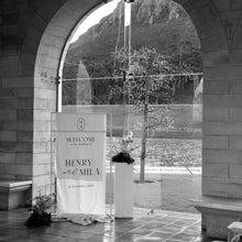 Load image into Gallery viewer, Linen Fabric Welcome