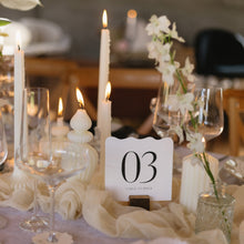 Load image into Gallery viewer, Scalloped Table Number