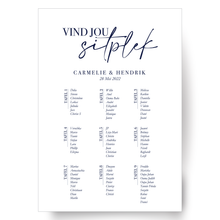 Load image into Gallery viewer, Seating Chart Board