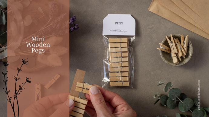 How to use // Mini Wooden Pegs