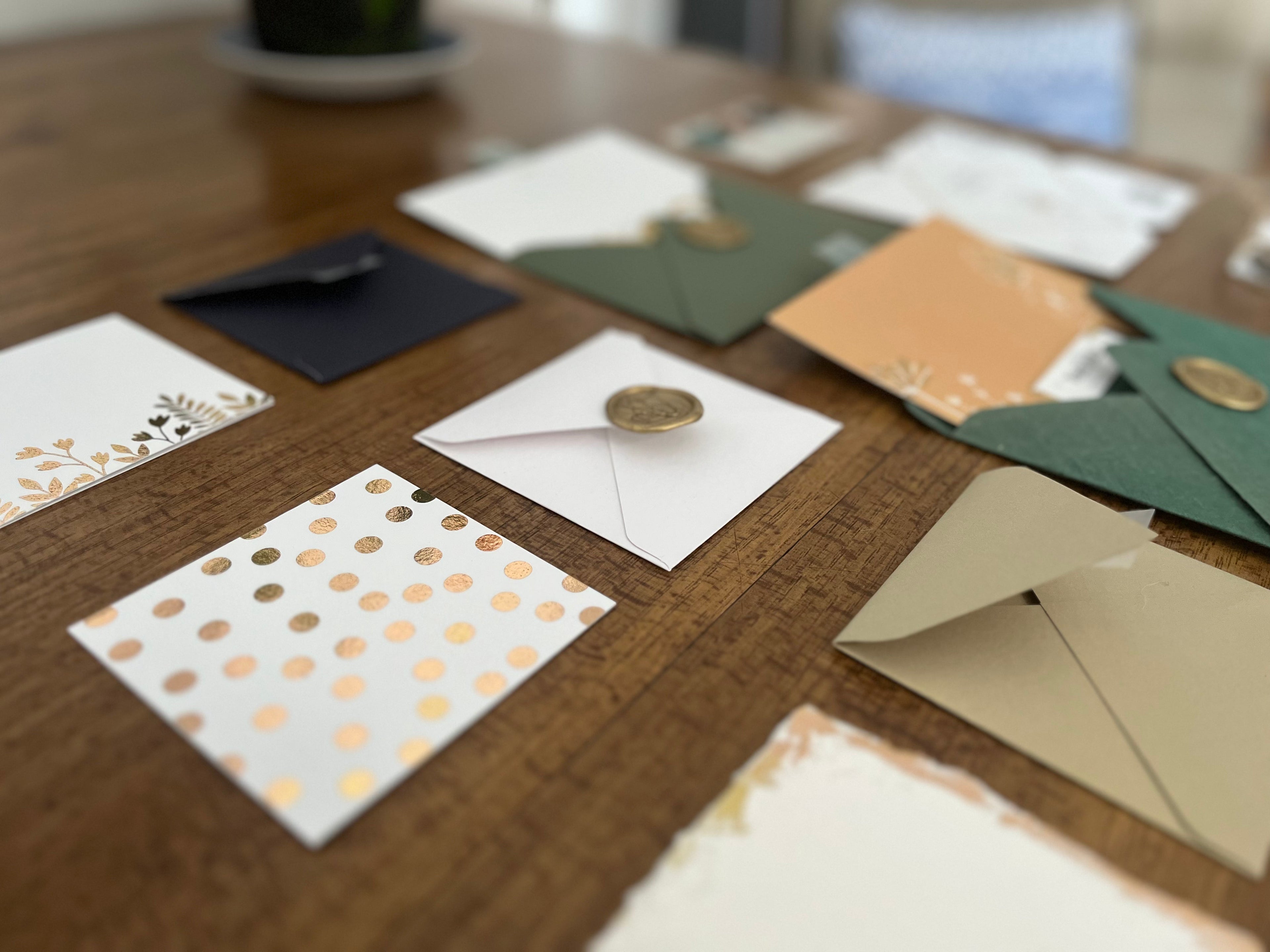 A day of fun, laughs and being creative • Stationery Workshop