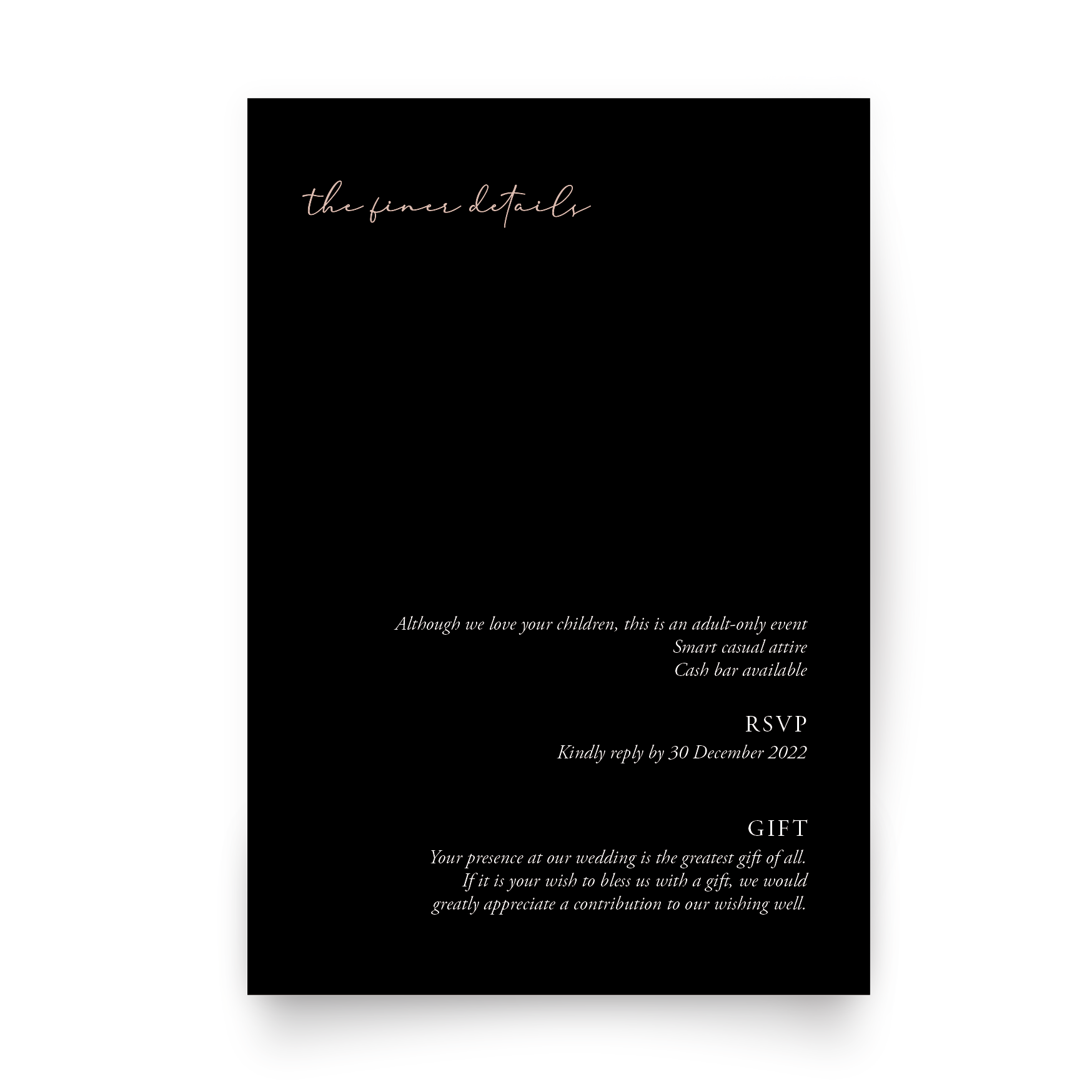 Build Your Invitation