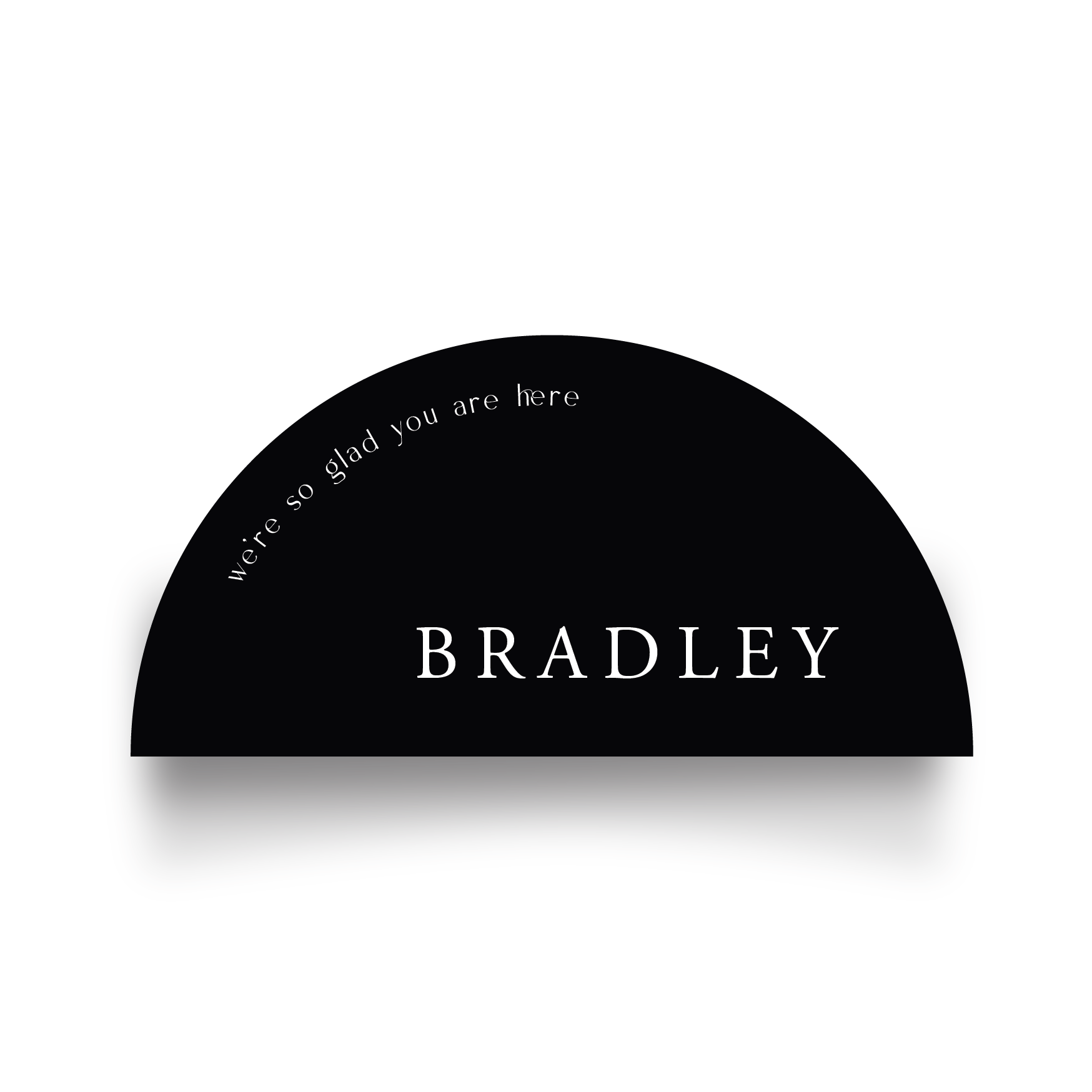 Half Circle Guest Names