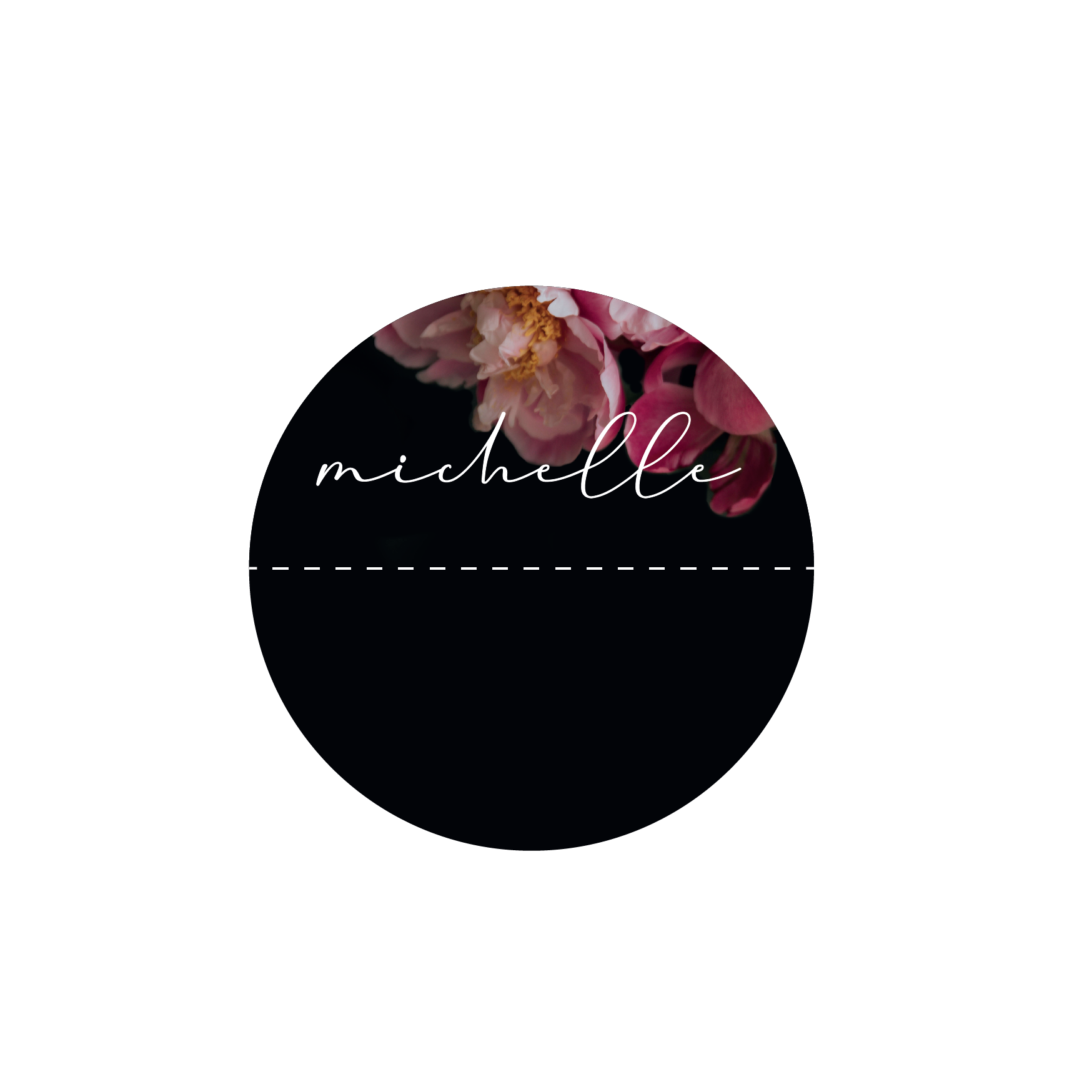 Standing Half Circle Guest Names