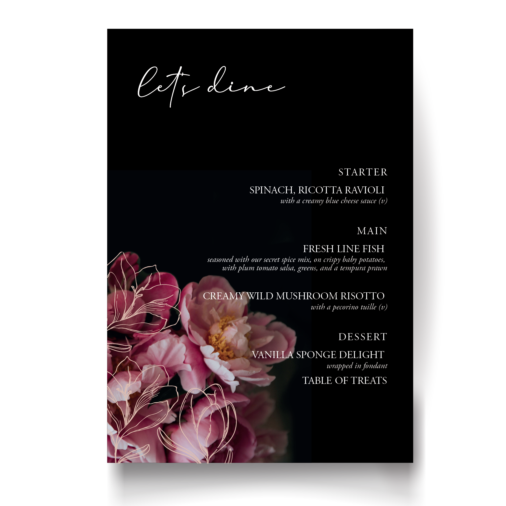 Menu Card • A5