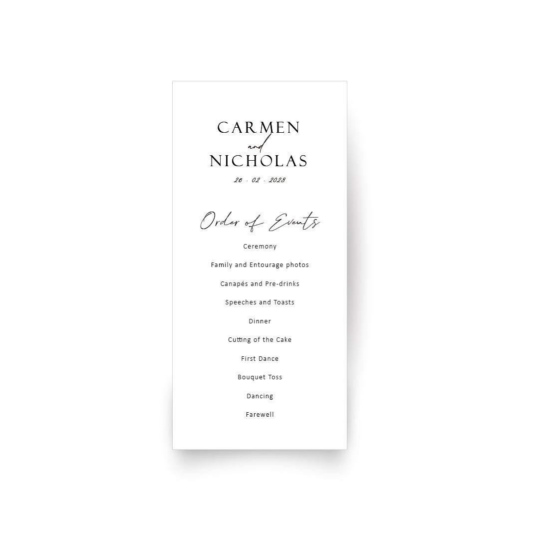 Program Cards • 90x190