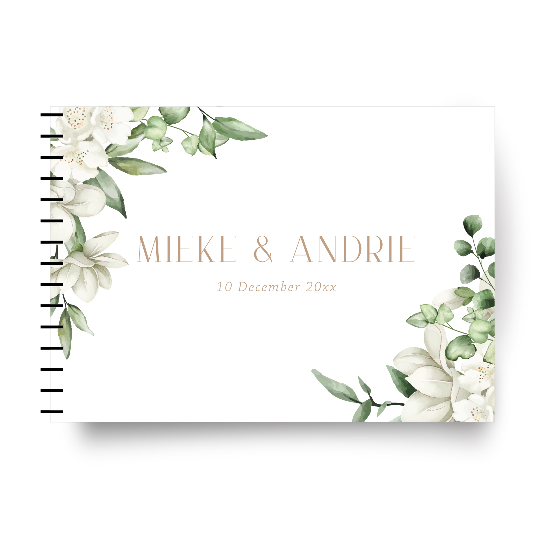 A4 Guestbook • Personalised Cover
