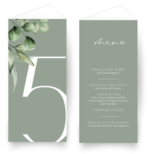 Load image into Gallery viewer, Upright Table Menu + Number Combo
