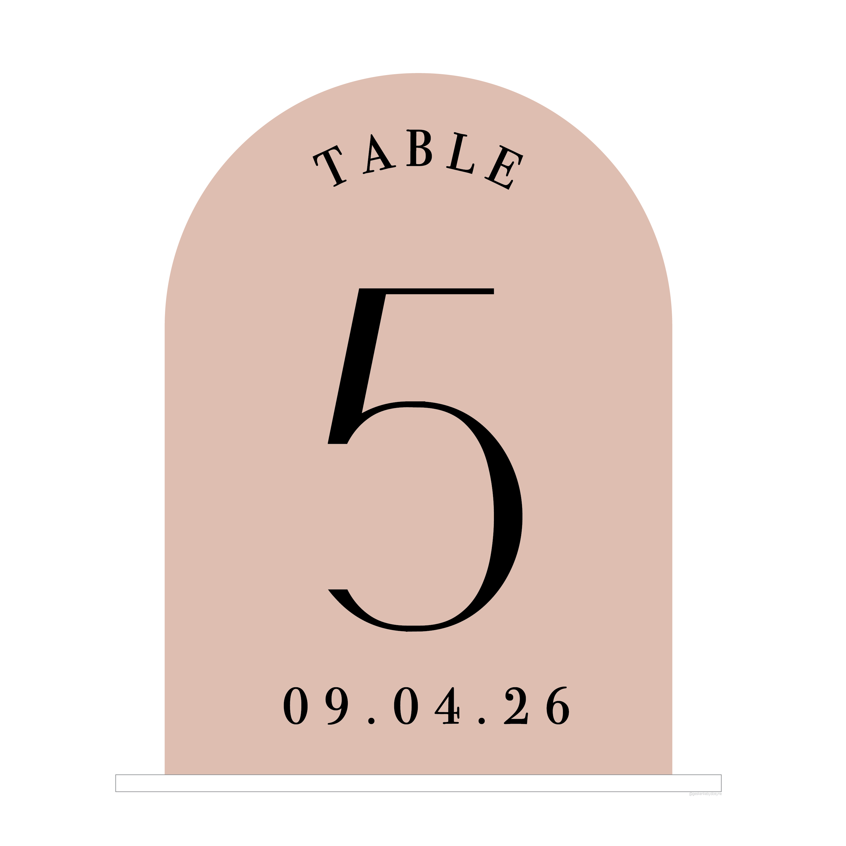 Arch Table Number