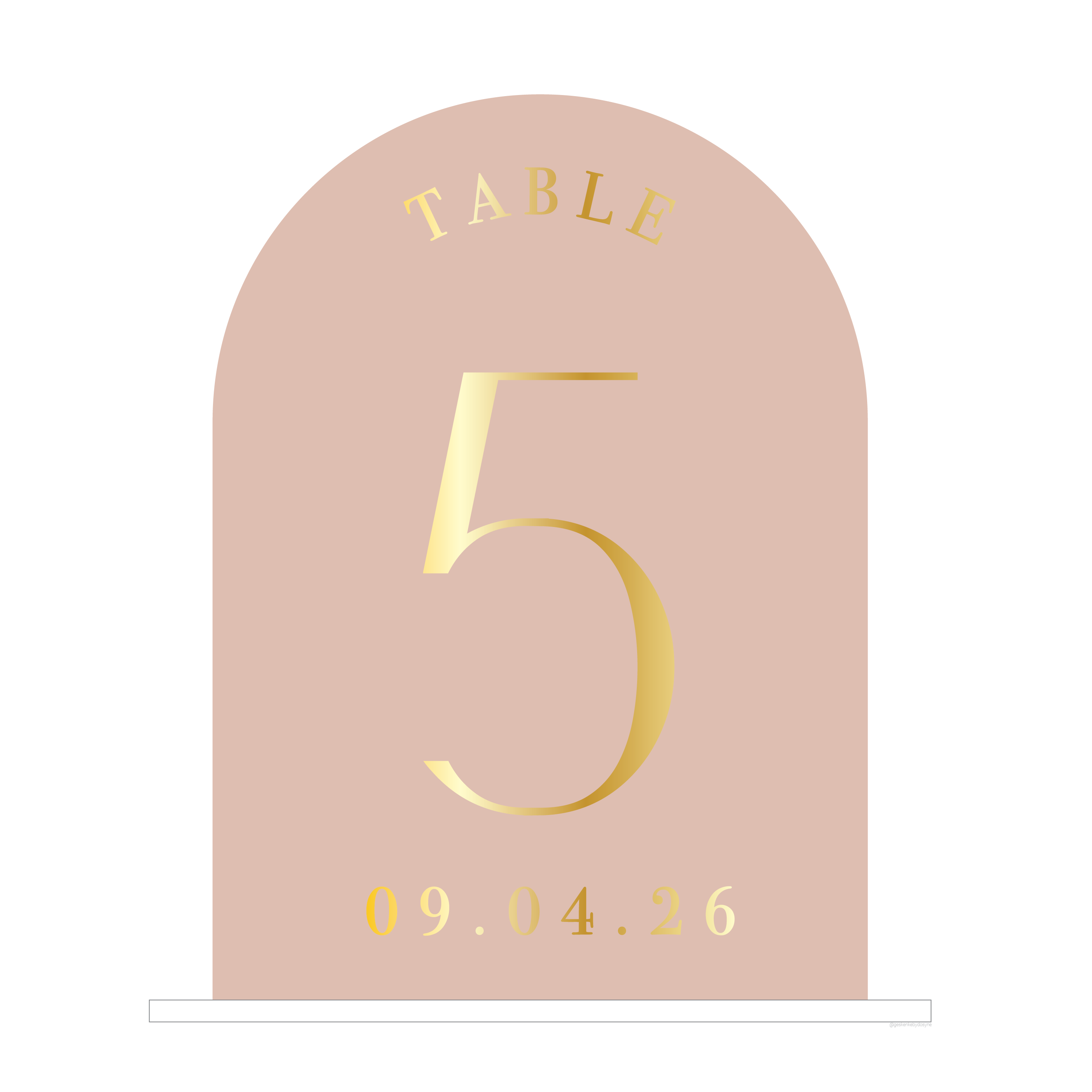 Arch Table Number