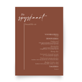 Menu Card • A5