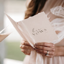 Load image into Gallery viewer, Vow booklet set
