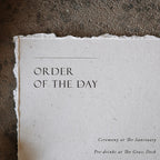 Program Card with Cover • A5