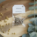 Metallic Eyelets • Assorted colours