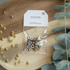 Metallic Eyelets • Assorted colours