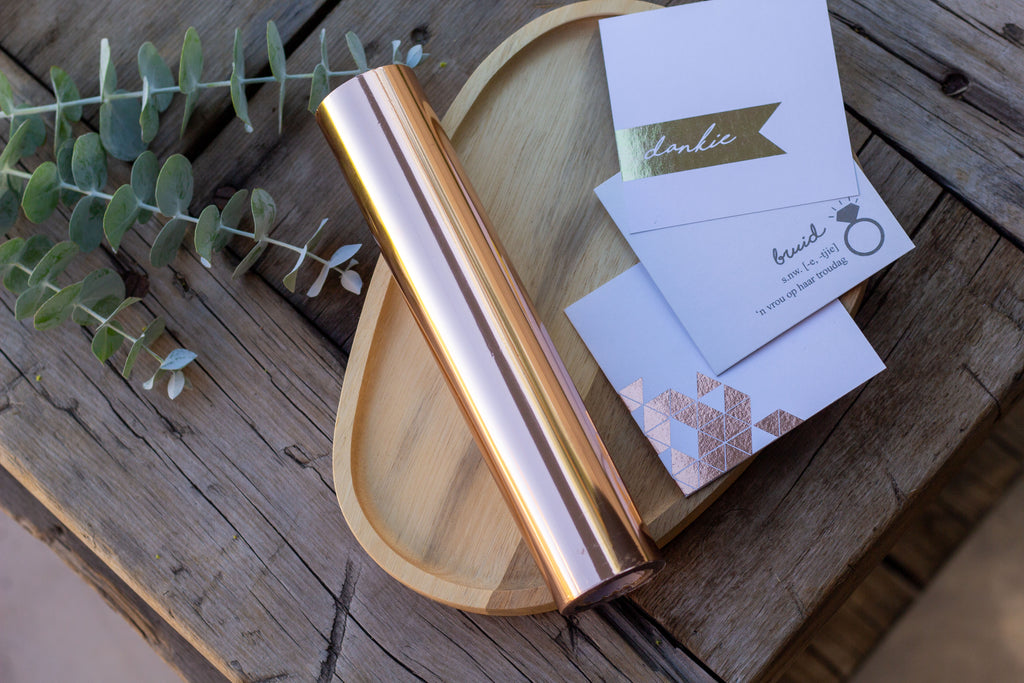 Rose Gold Foil • 30 meter roll