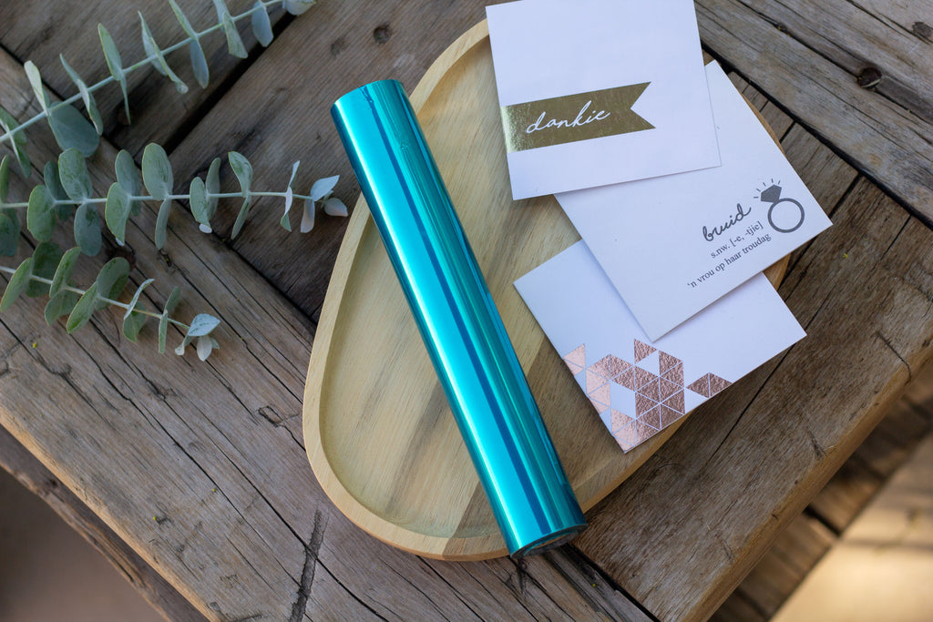 Turquoise Foil • 30 meter roll
