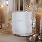 Deckled Table Number