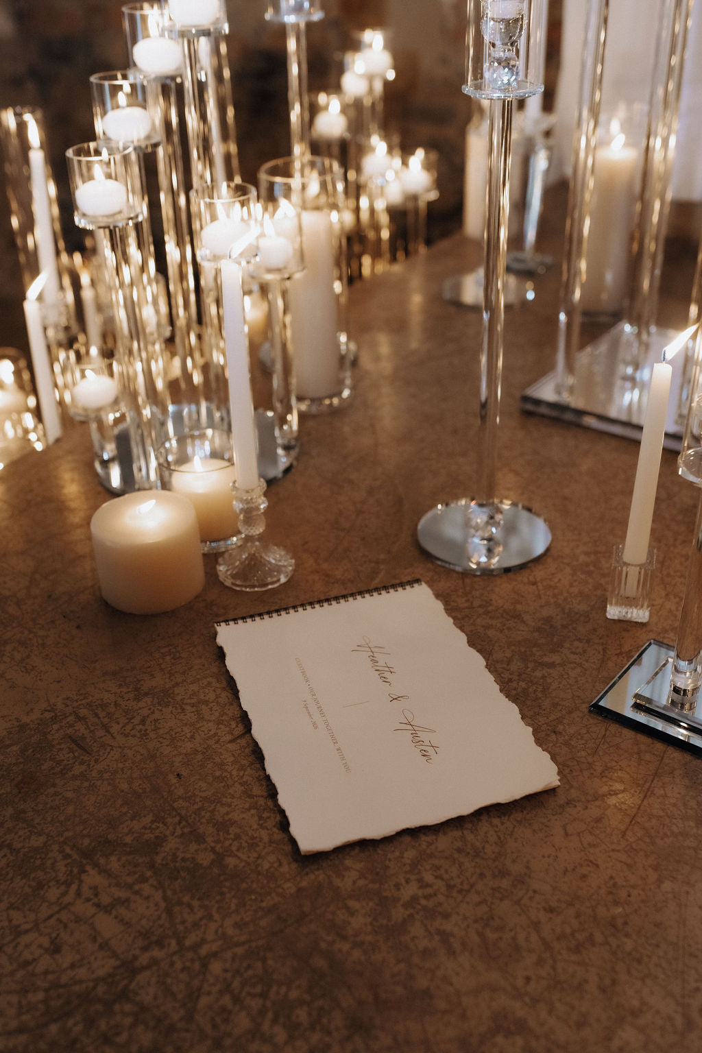 A4 Guestbook • Personalised Cover_Ivory & Écru