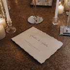 A4 Guestbook • Personalised Cover_Ivory & Écru