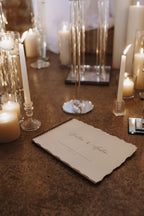 A4 Guestbook • Personalised Cover_Ivory & Écru