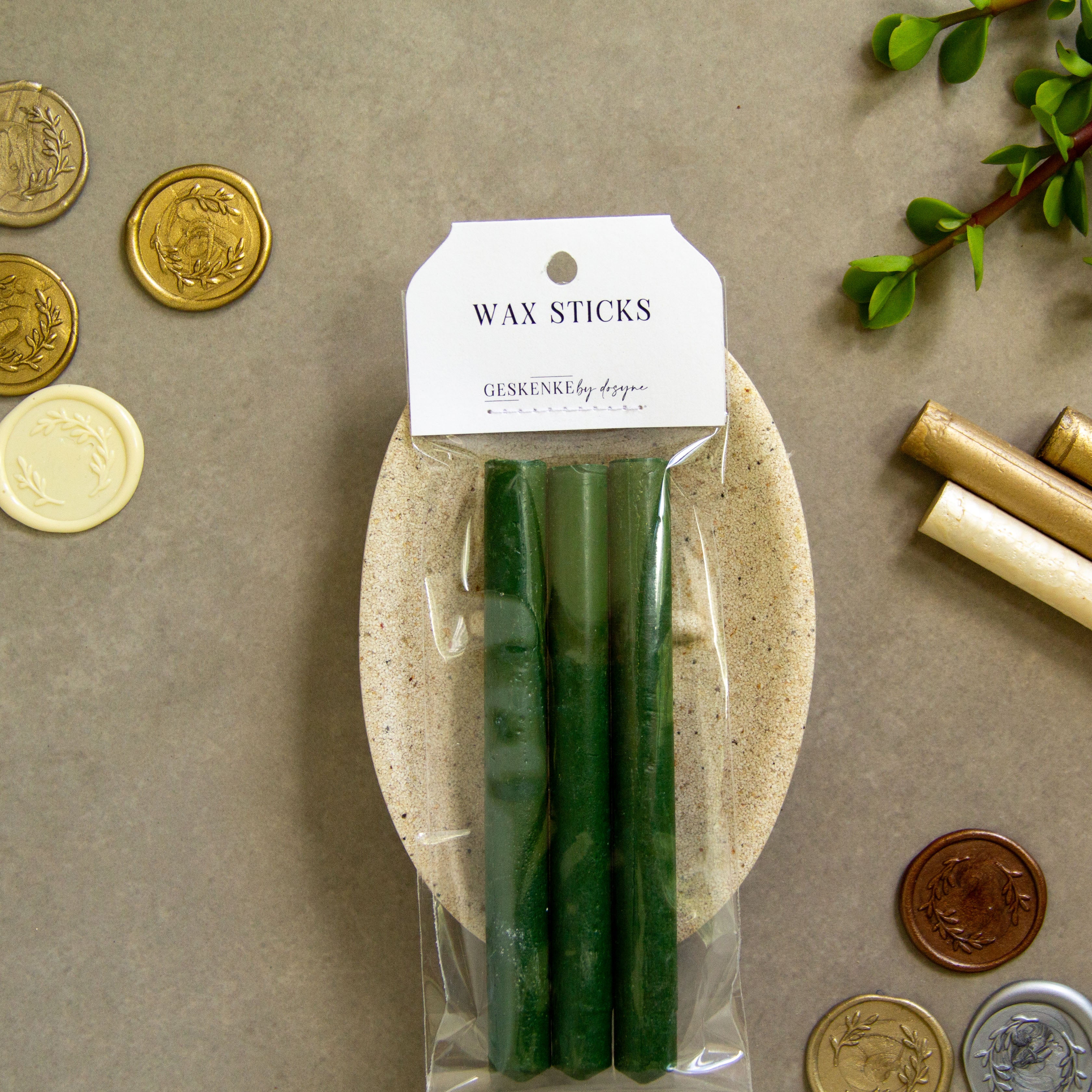Forest Green Wax Sticks