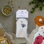Gold Eyelet Gift Tags • Set of 6