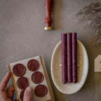 Burgundy Wax Sticks • Metallic