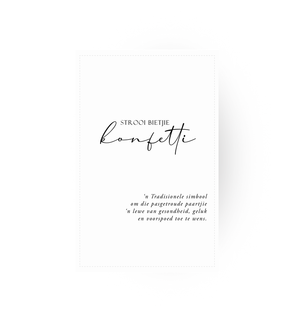 Confetti Bag