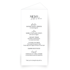 Upright Table Menu + Number Combo