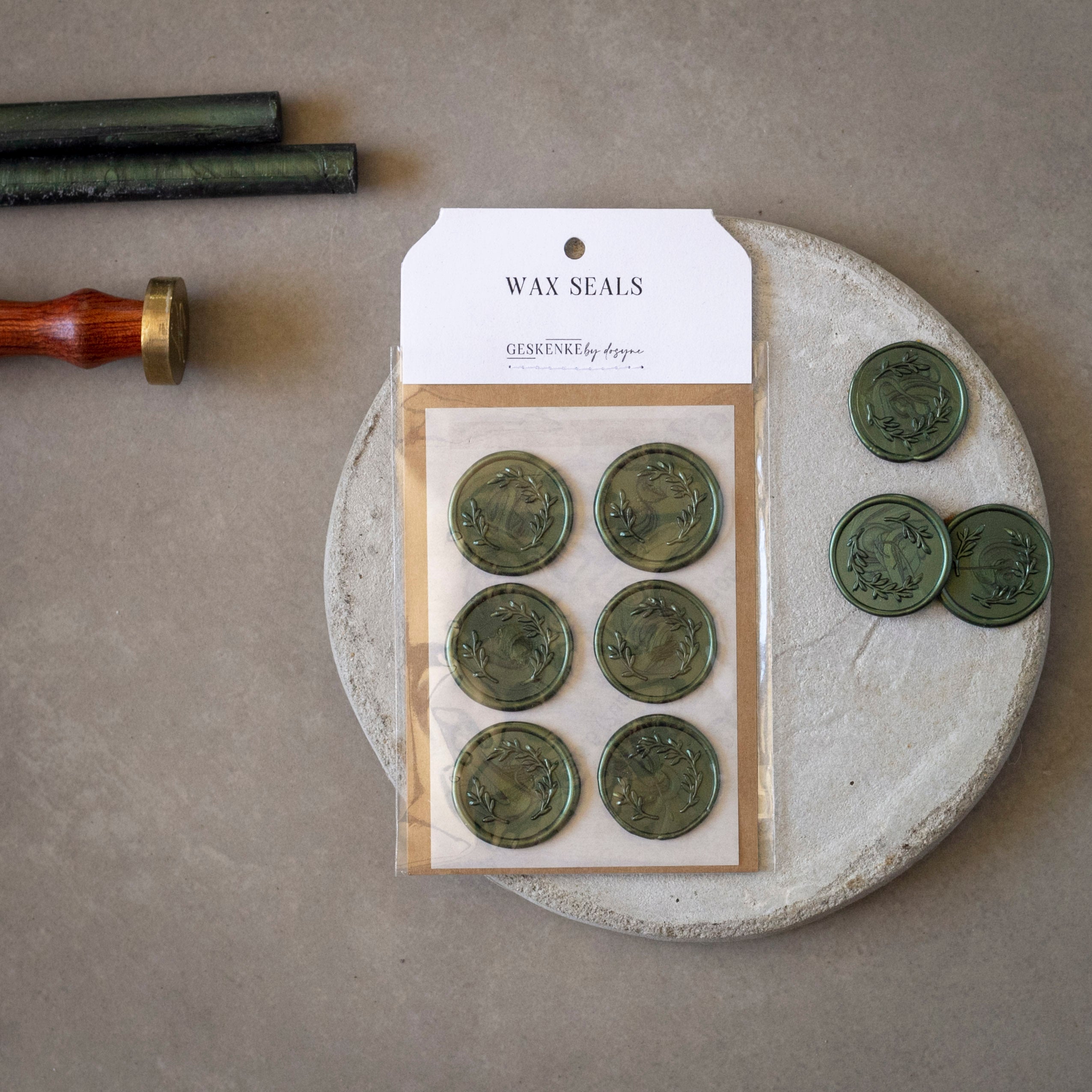 Emerald Wax Sticks • Metallic