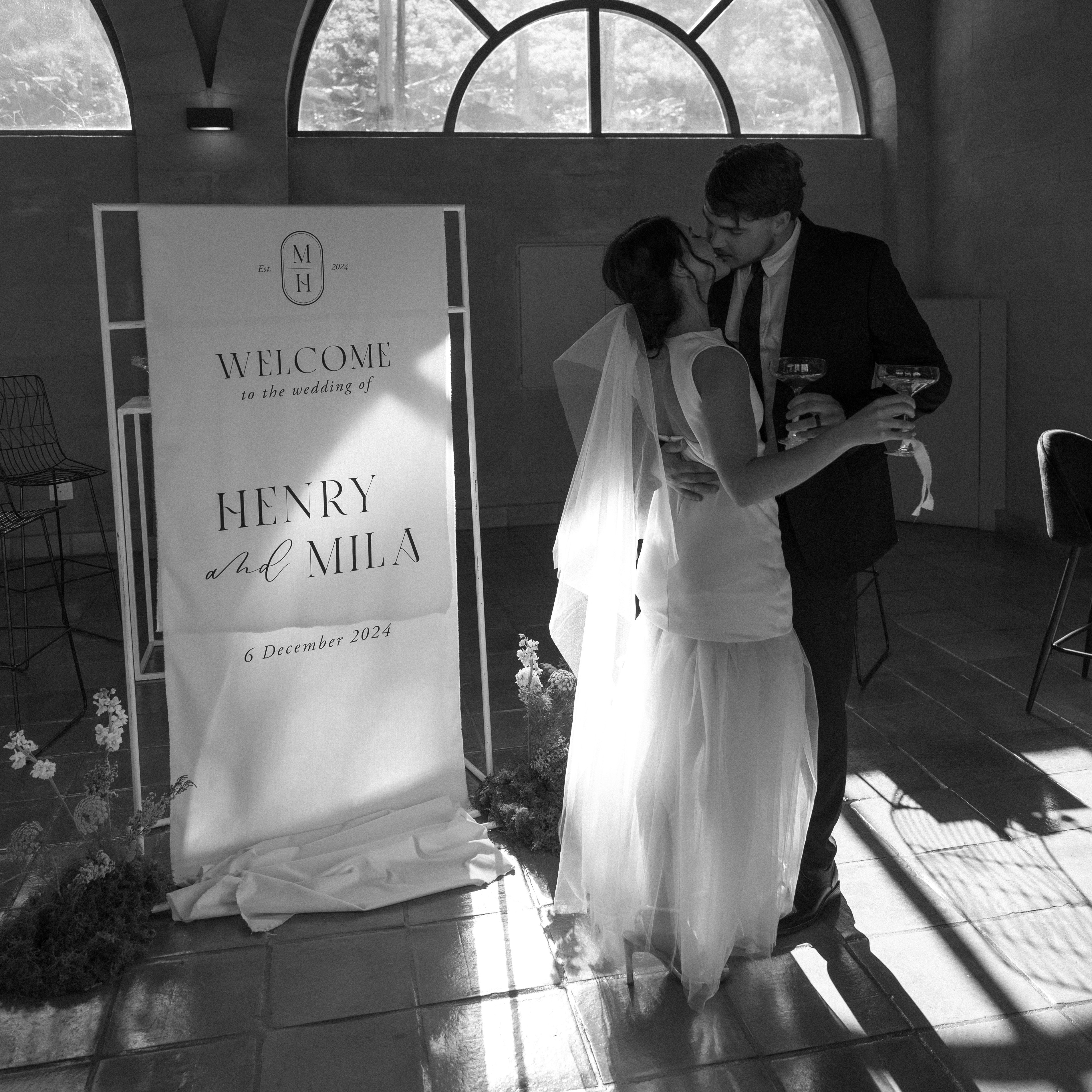 Linen Fabric Welcome