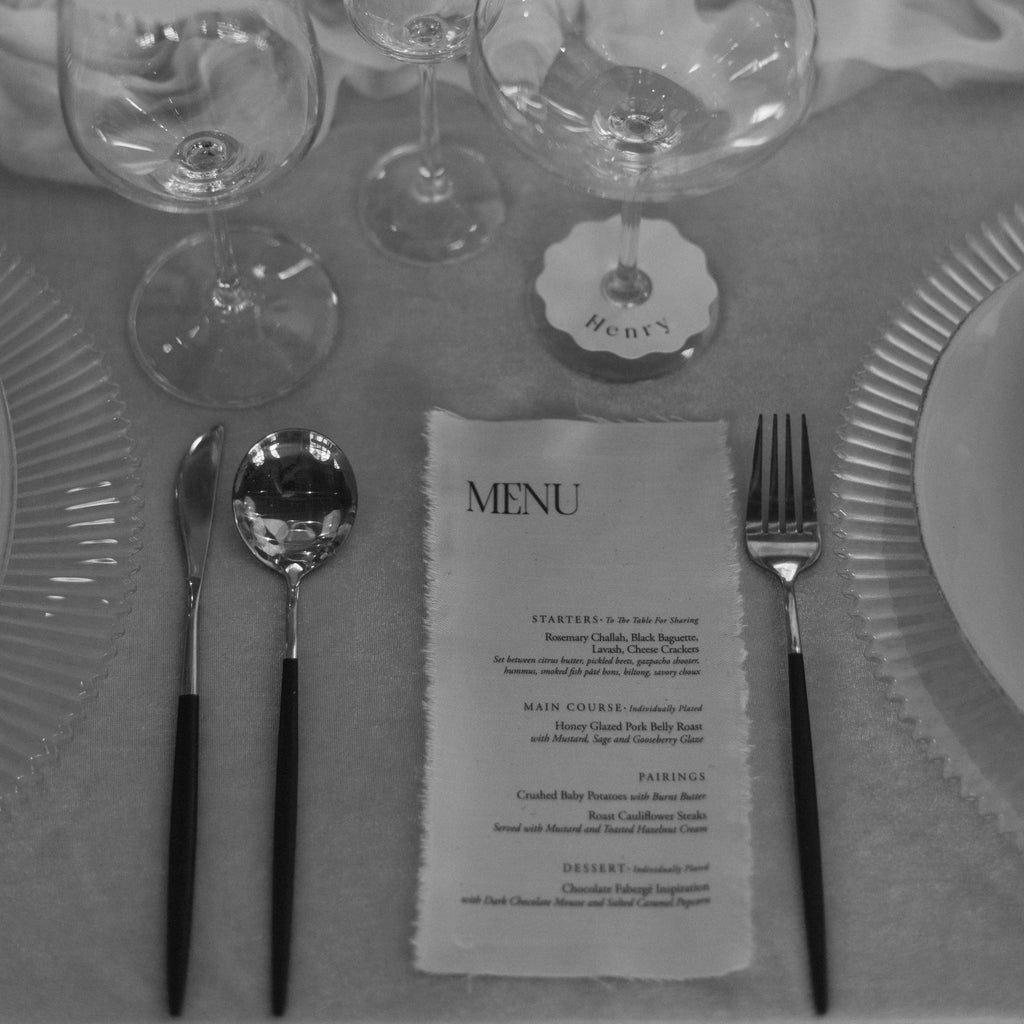 Linen Fabric Menu