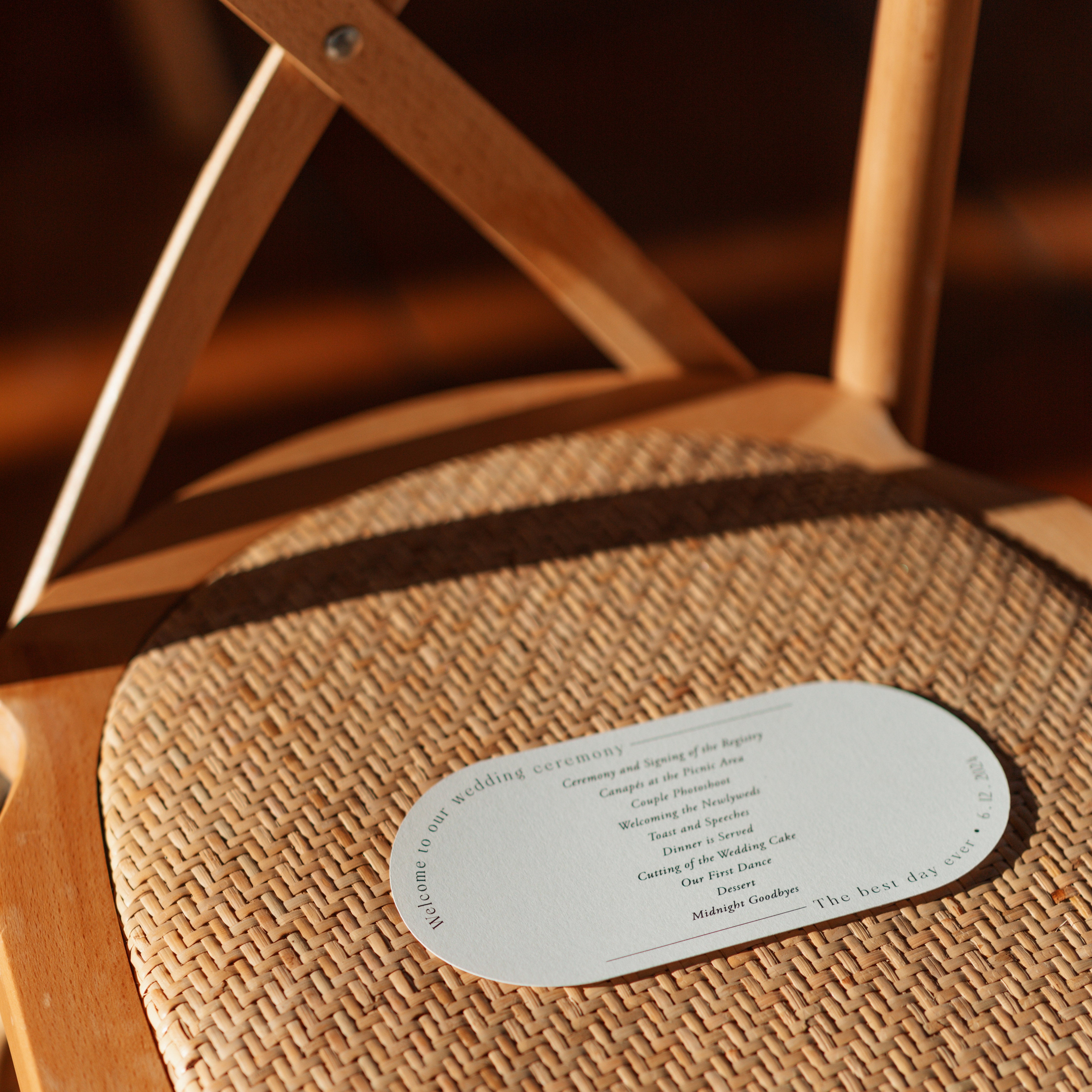 Program Card • Oval