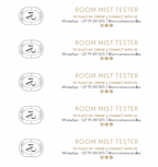 Tester Cards + Label