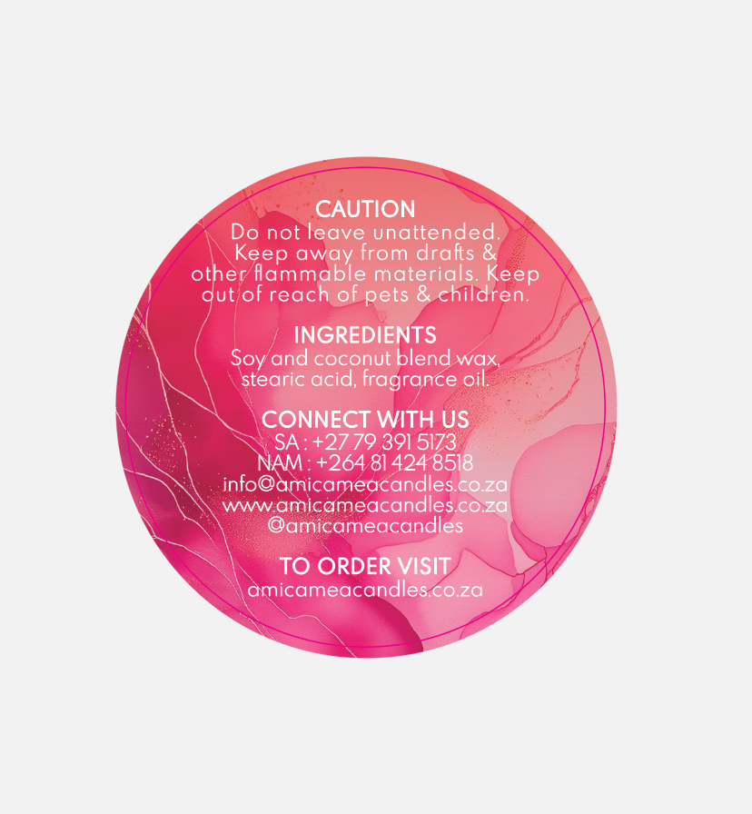 Labels • Glass Candle