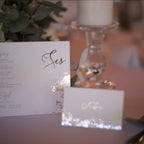 Menu + Table Number Cards • Foil Detail