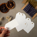 Gold Eyelet Gift Tags • Set of 6 Unprinted