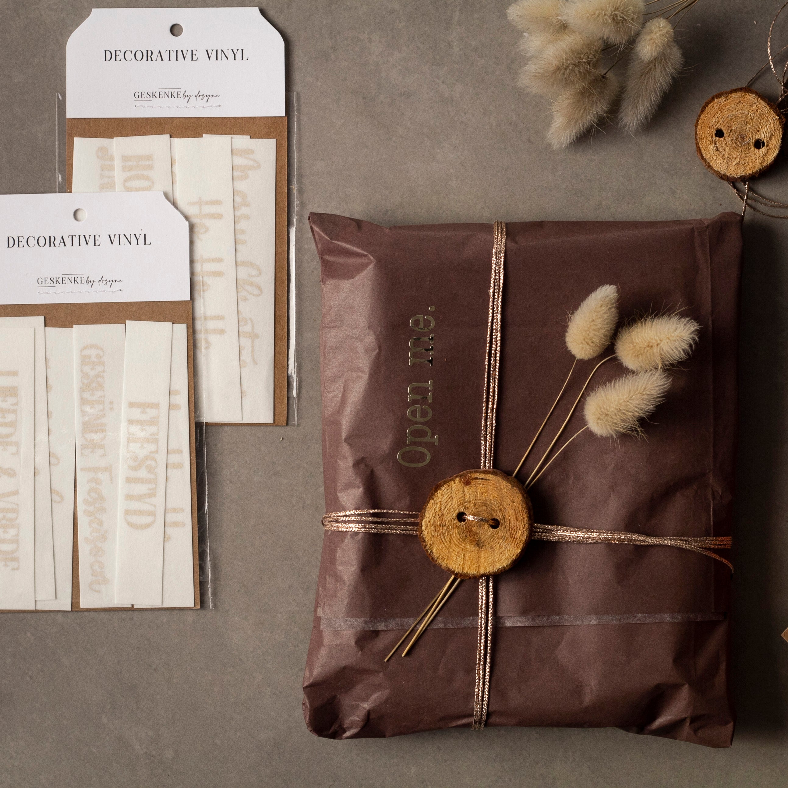 Decorative Vinyl Stickers • Set of 6