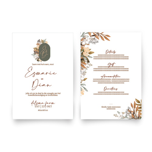 Invitation Cards – Geskenke by Dosyne
