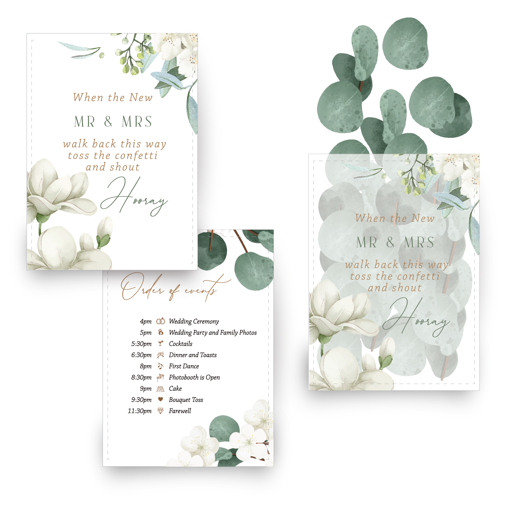 Confetti Bag with Program