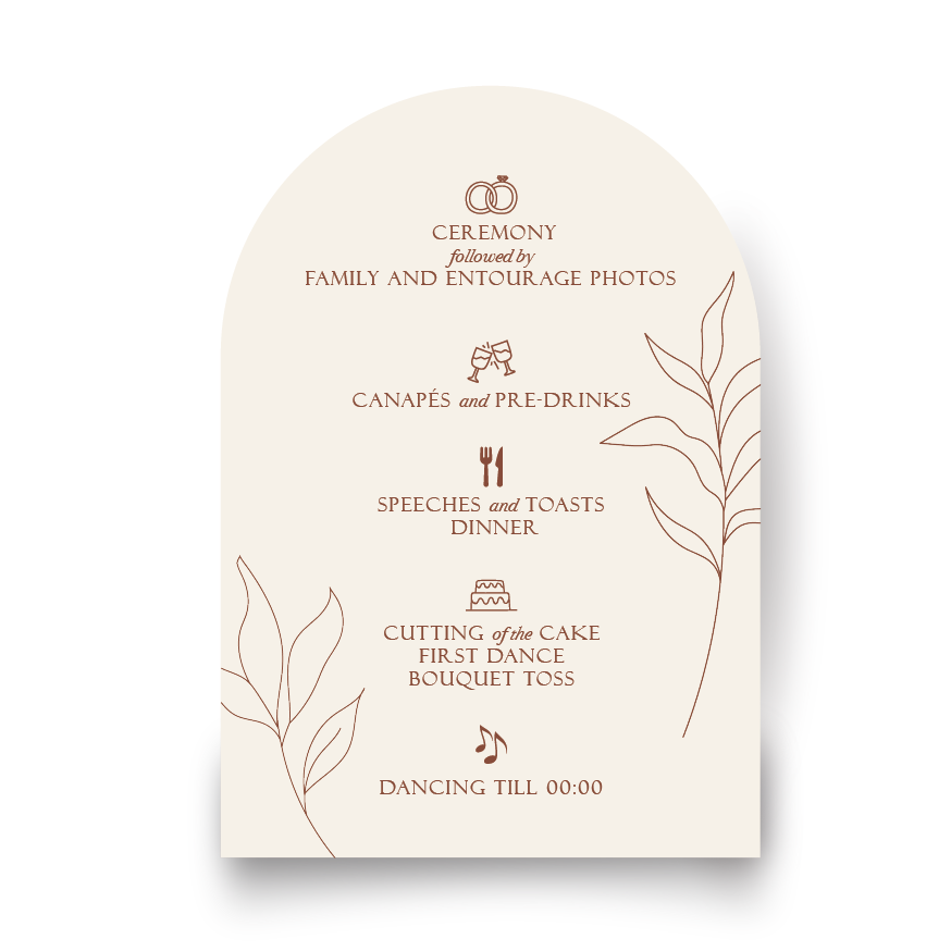 Program Card • A5 – Geskenke by Dosyne