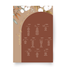 Load image into Gallery viewer, Seating Chart Board + Metallic Detail
