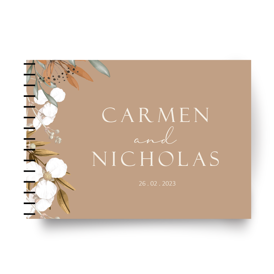A4 Guestbook • Personalised Cover