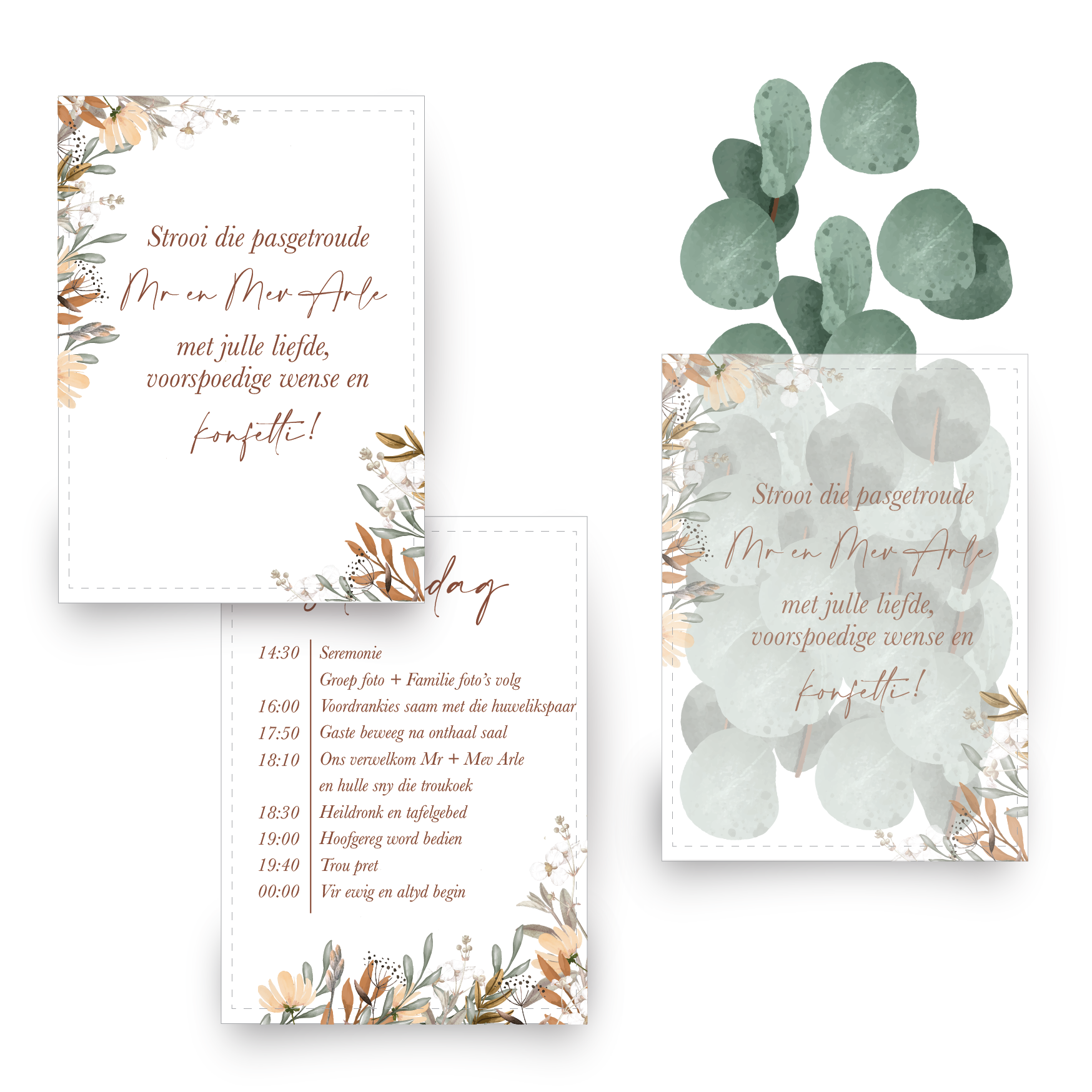 Confetti Bag with Program