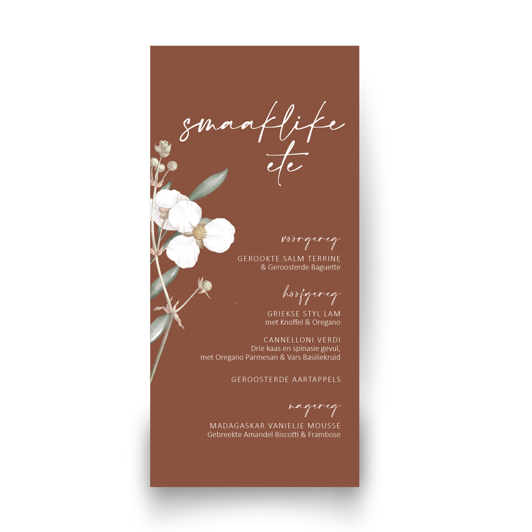 Menu Card