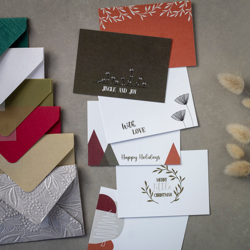 Christmas Themed Cards • Set of 10