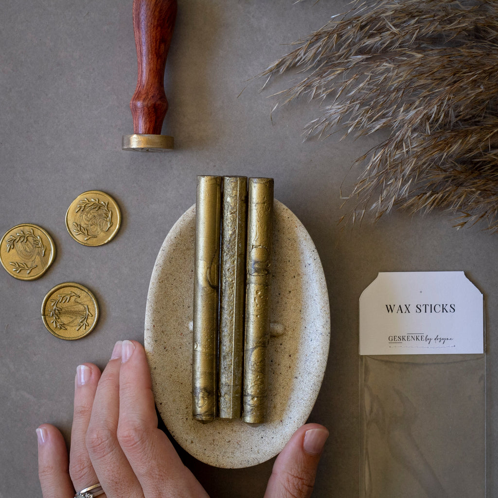Gold Wax Sticks • Metallic