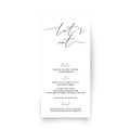 Menu Card • 90 x 190
