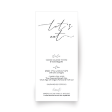 Load image into Gallery viewer, Menu Card • 90 x 190
